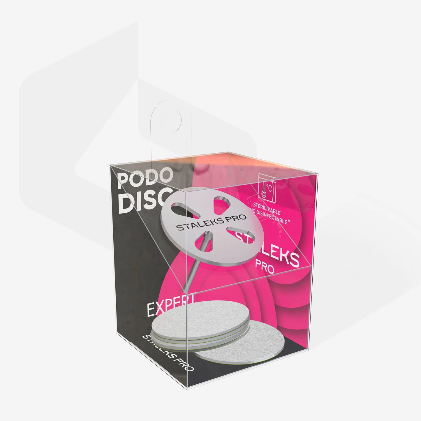 Pedicure Disc PODODISC L EXPERT And Set Of Disposable Files 180 Grit 5 Pcs (25 Mm)