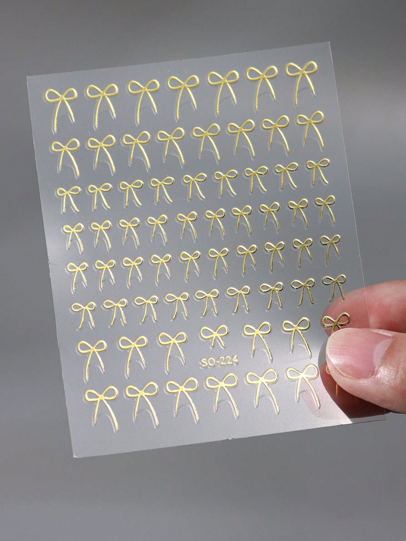 8PCS 3D bow nail art stickers (Black,White,Red,Pink,Laser,Rose gold,laser blue,Gold)
