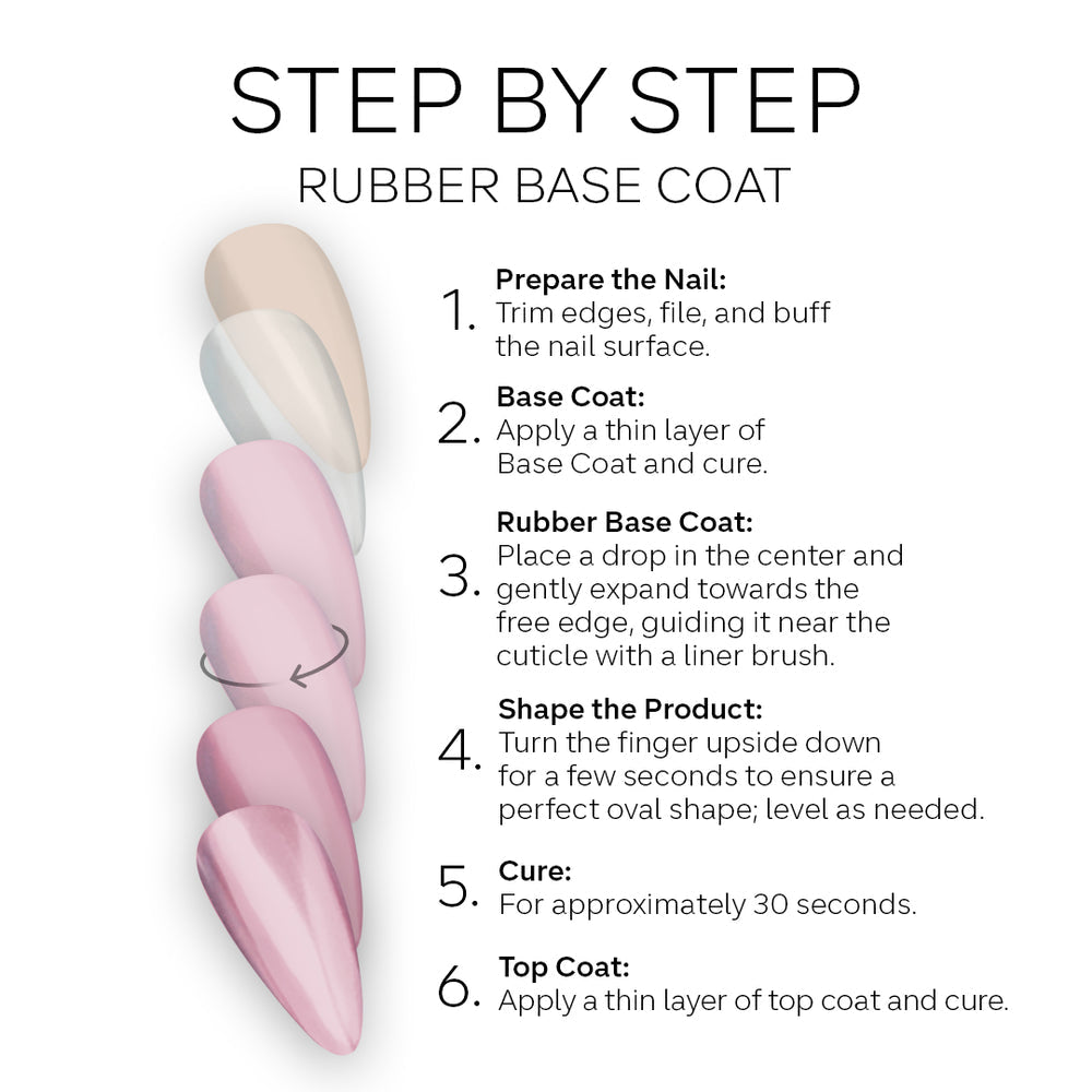 RUBBER BASE COAT MILKY PINK