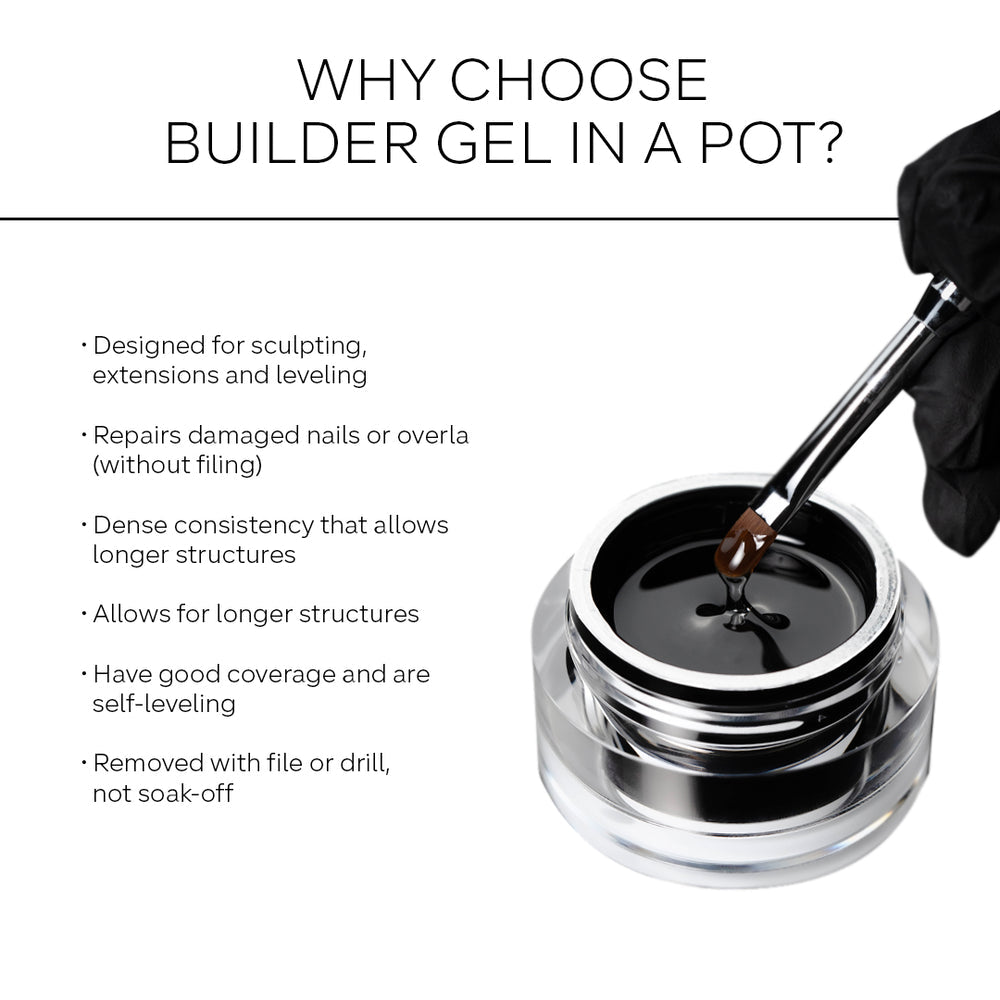 BUILDER GEL IN A POT - CLEAR