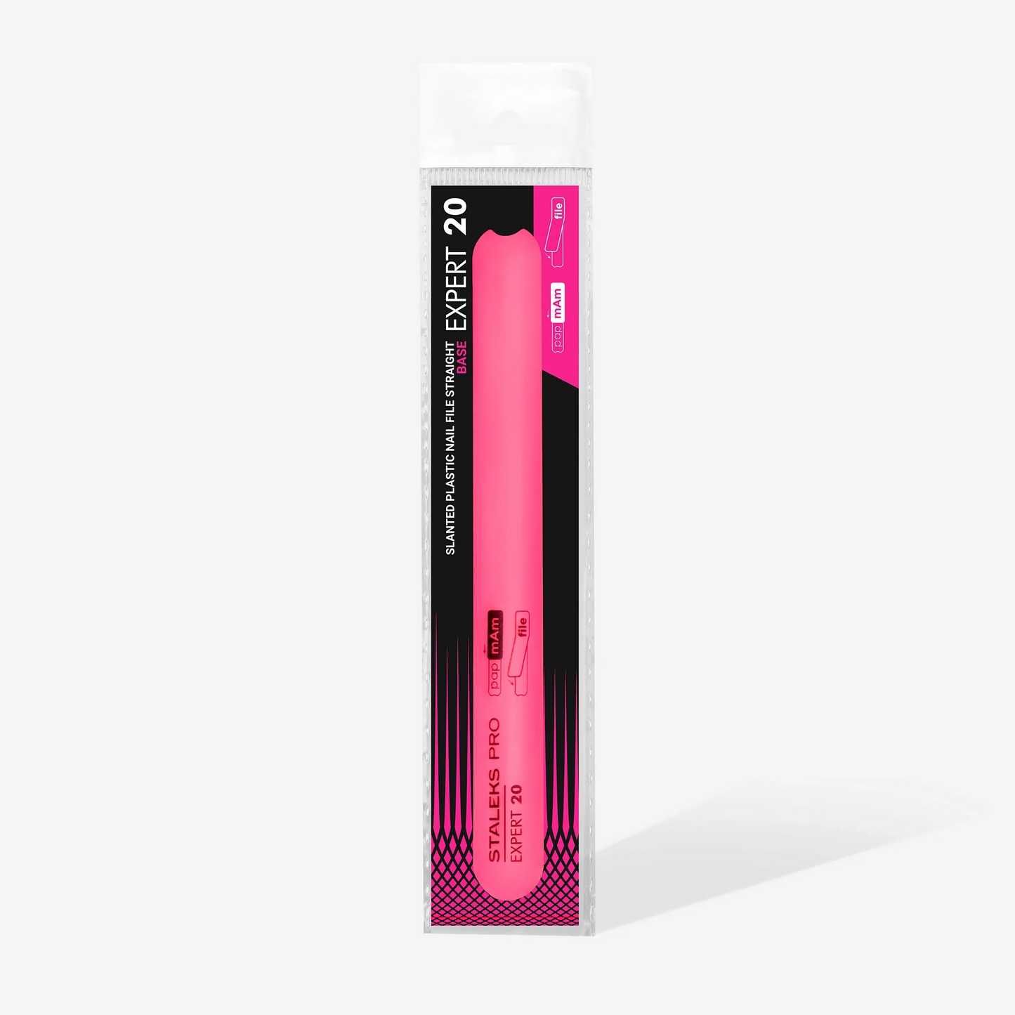 Straight Beveled Plastic Base For Nail File EXPERT 20