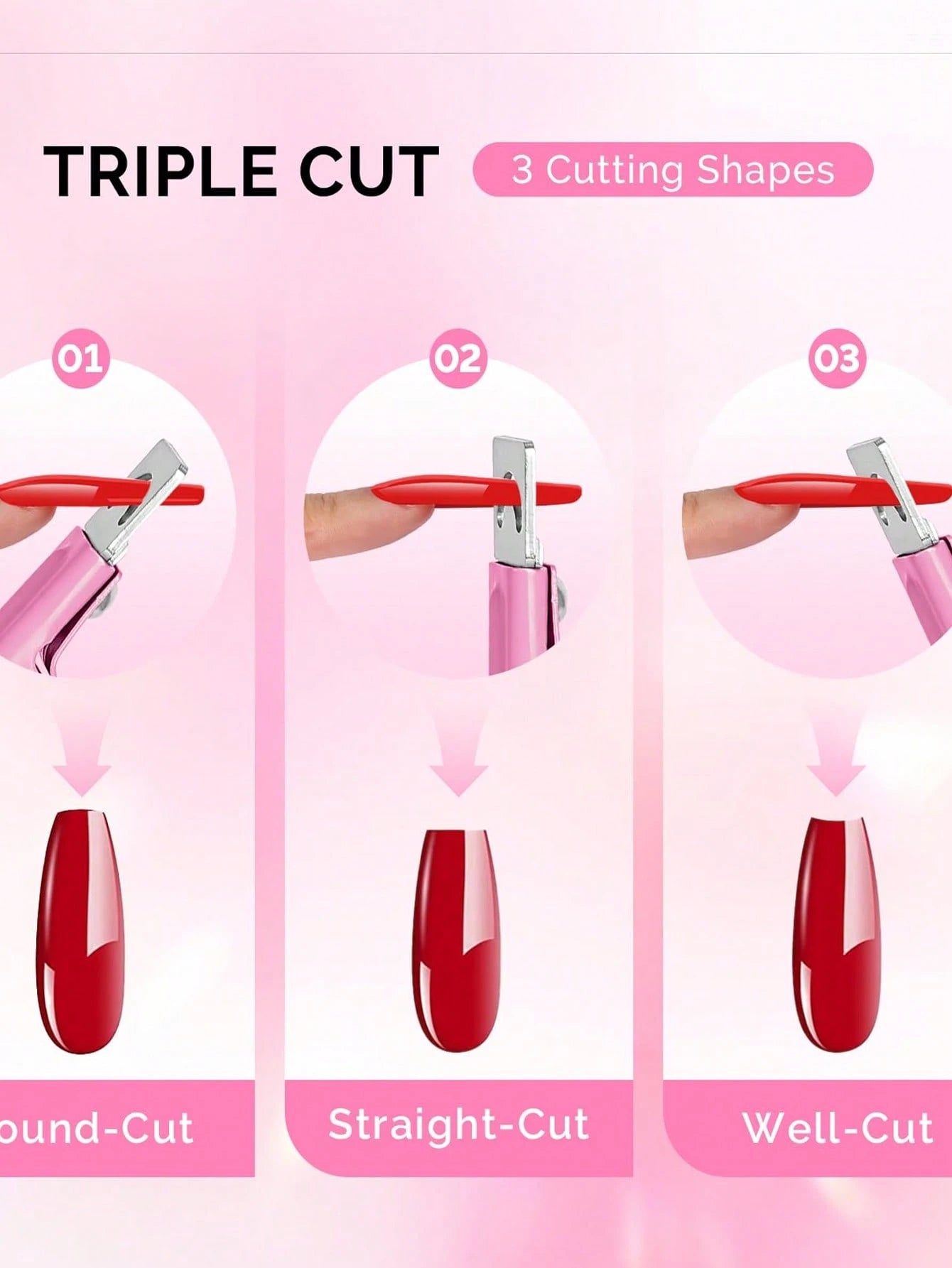 Nail clippers with 15pcs magnet