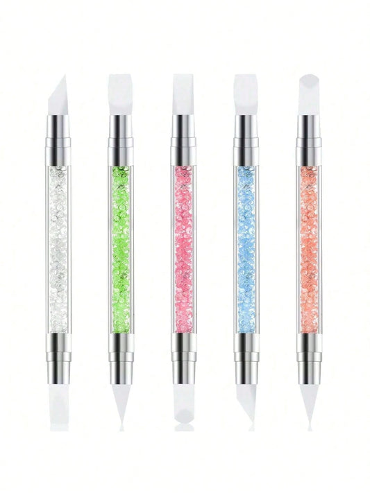 5PCS dual-ended nail art sculpture pen