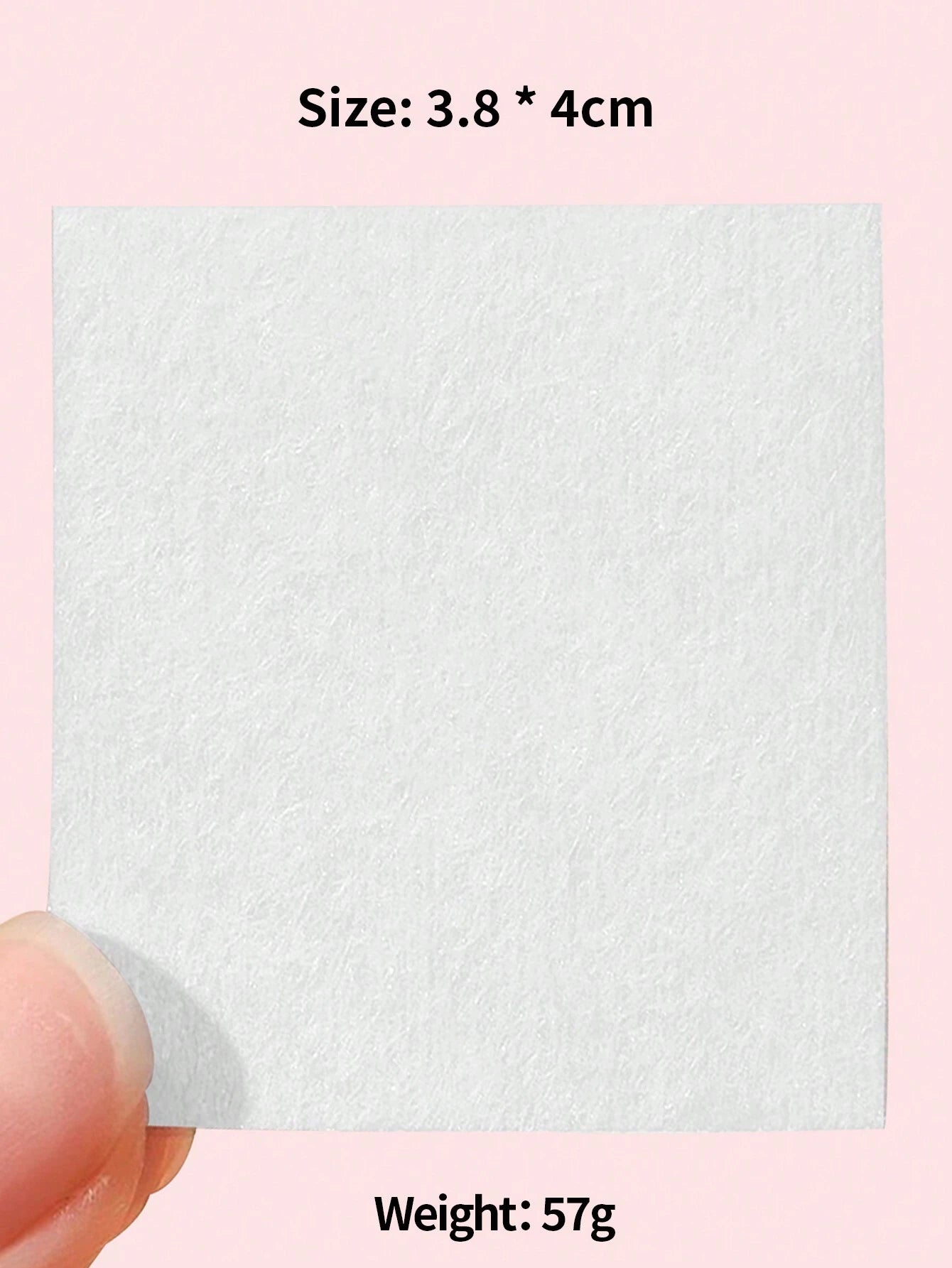 500PCS Non-woven nail cleansing pads