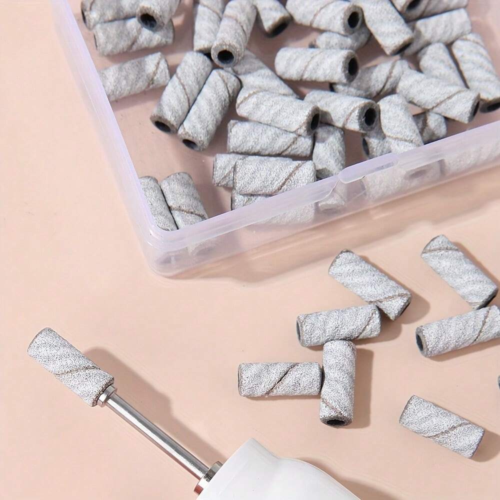 50pcs/Box 3mm Sanding Bands For Nail Art 240 grit