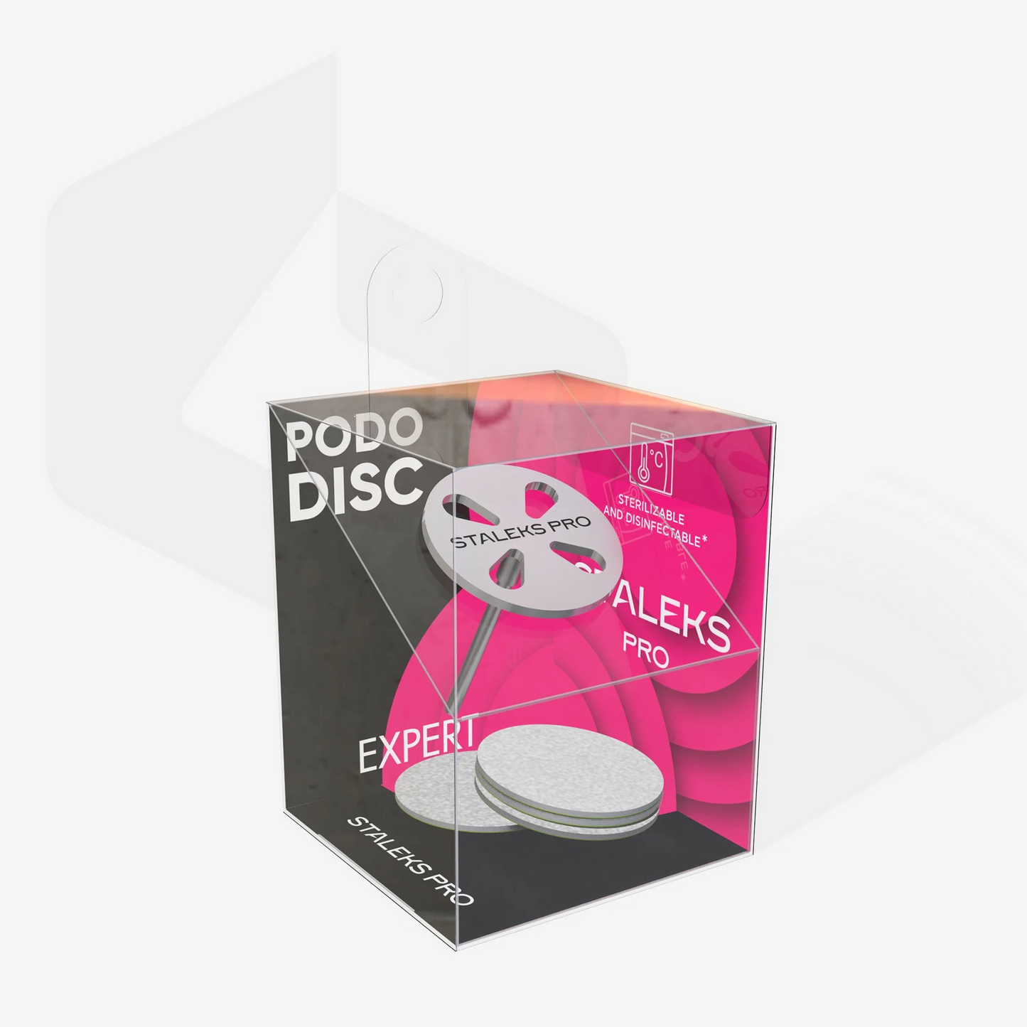 Pedicure Disc PODODISC M EXPERT And Set Of Disposable Files 180 Grit 5 Pcs (20 Mm)