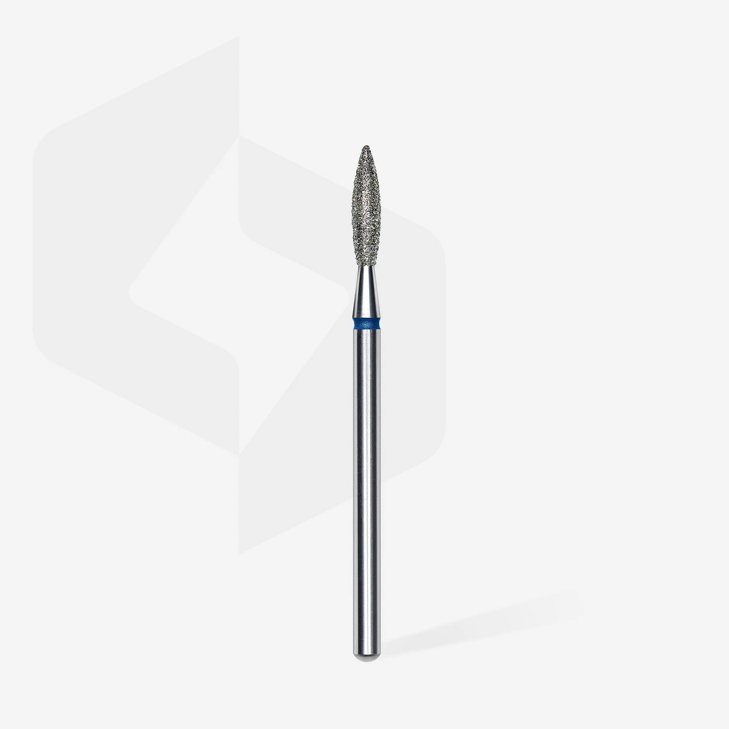 Diamond Nail Drill Bit Flame Blue EXPERT Head Diameter 2,3 Mm / Working Part 10 Mm